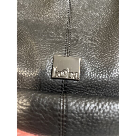 KOOBA Women’s Backpack Pebbled Leather Black Handcrafted - Picture 5 of 10